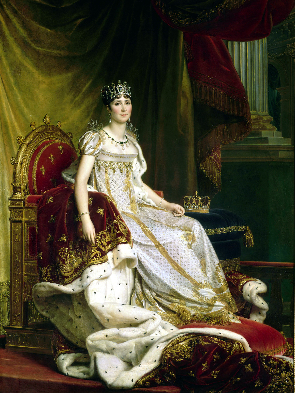 Joséphine in coronation costume by Baron François Gérard