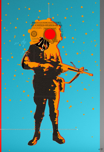 War Soldier Collage 1 by Die blauen Reiter