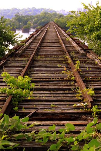 The Old Railroad Bridge View #1 Tracks to Nowhere - Florence, AL