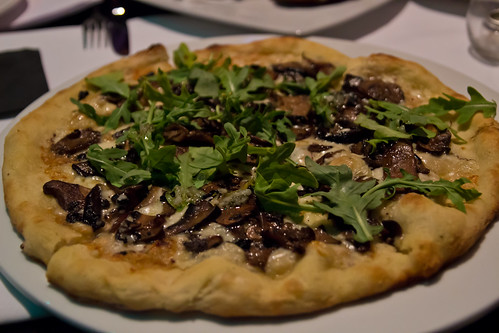 Mushroom Pizza at Emilia Romagna