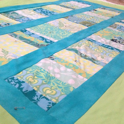 Finished top, ready for quilting.
