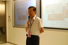 環保署長沈世宏認為此次會議象徵台灣在環保民主審議的新方向。（鄭鈺琳 攝）