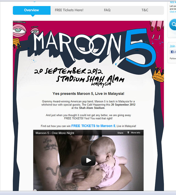 YES Maroon Five concert