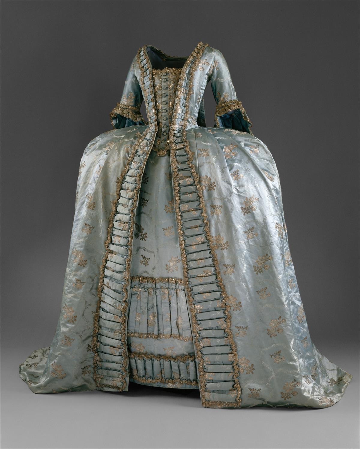 c. 1765. Robe à la Française. European. Silk. metmuseum
