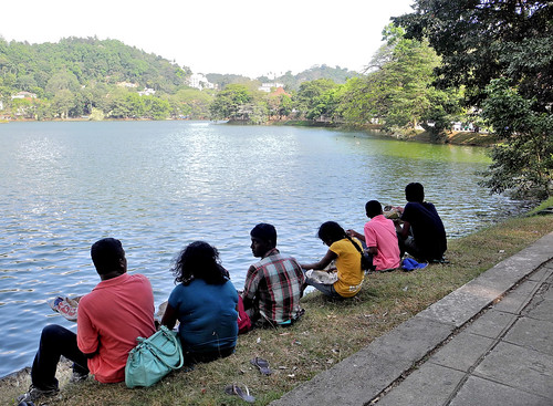 On the Shores of Kandy Lake