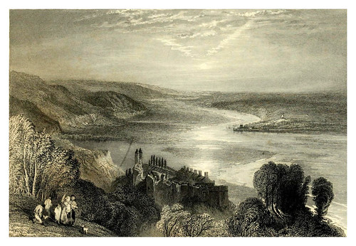 004-Castillo de Tancarville-Wanderings by the Seine (1834)- Joseph Mallord William Turner