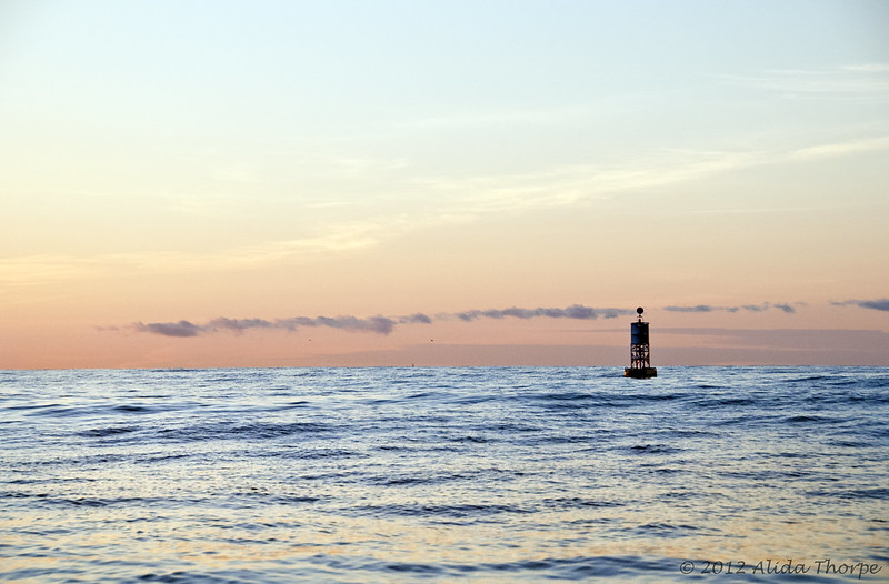 Ocean Buoy at sunrise