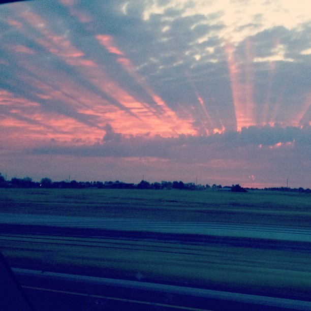 Good morning! We're on the road back to San Antonio today!