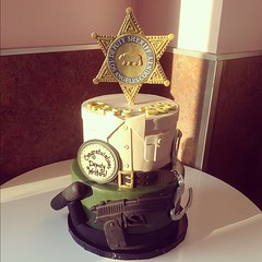 60th Birthday Cake on Extra Special With This Awesome Cake      Congrats  Sheriff  Cake