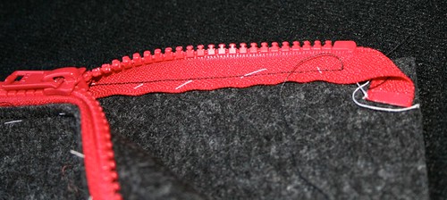 zipper fold down