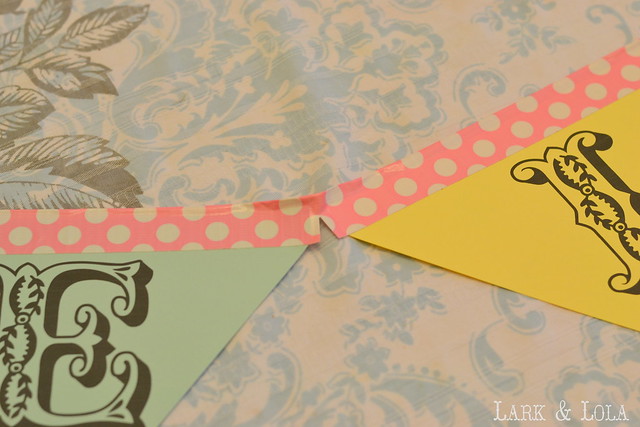 No-Sew Party Banner Tutorial