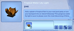 Tropical Water Lily Light