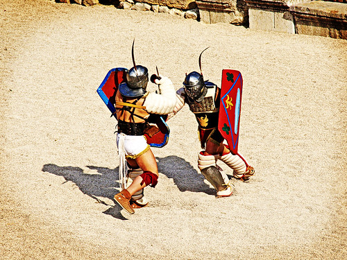 Gladiators, Tarraco Viva, Tarragona, Catalonia