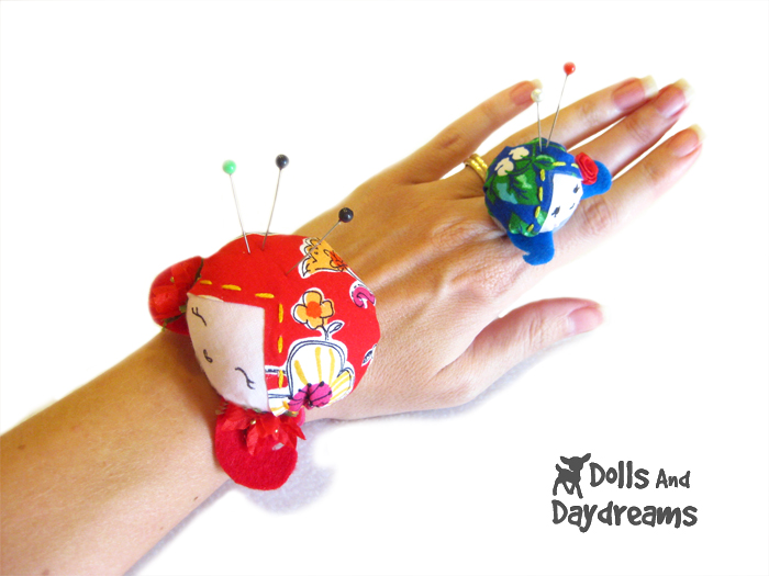 Wrist and Ring Doll Pin Cushion Sewing Pattern Dolls And Daydreams