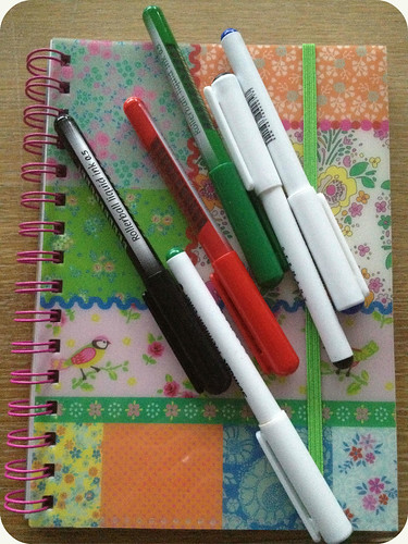 Writing Supplies bought in July 2012 by FaeSarah