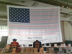 "Flag of Honor" listing names of all 9/11 victims by LAUSatPSU