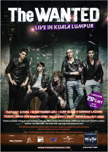 The Wanted Live in Kuala Lumpur Concert