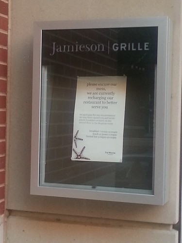 Jamieson Grille Closed For Renovation