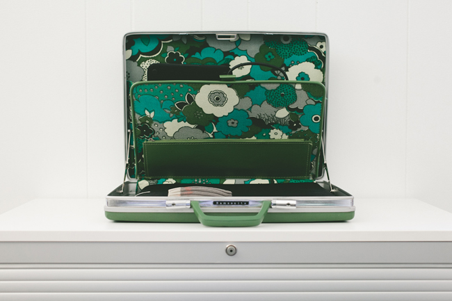 Glass and Sable James Abercrombie Home Closet Tool designer illustrator Atlanta Karla Jean Davis tool samsonite briefcase