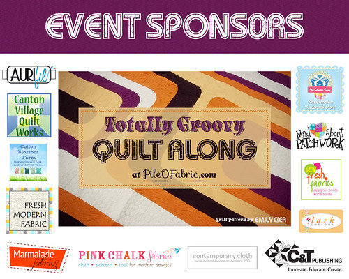 Totally Groovy QAL Event Sponsors