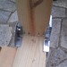 Use right angle clamps.