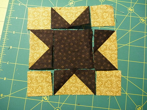 Star 1 before sewing together