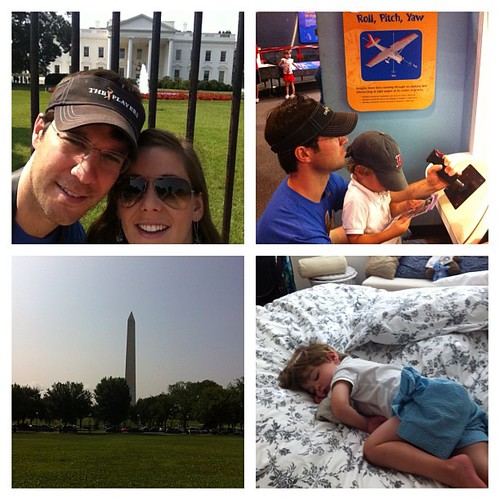 Road trip day 3...the White House, the monuments, Air and Space Museum, then out cold asleep...good day in DC