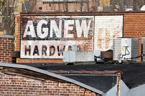 Agnew Hardware old sign - Chattanooga
