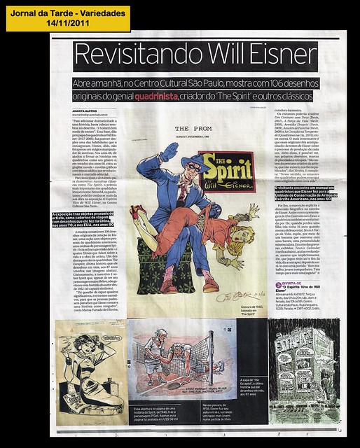 "Revisitando Will Eisner" - Jornal da Tarde - 14/11/2011