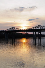 Whitesburg Bridge Sunset, 3/21/2011