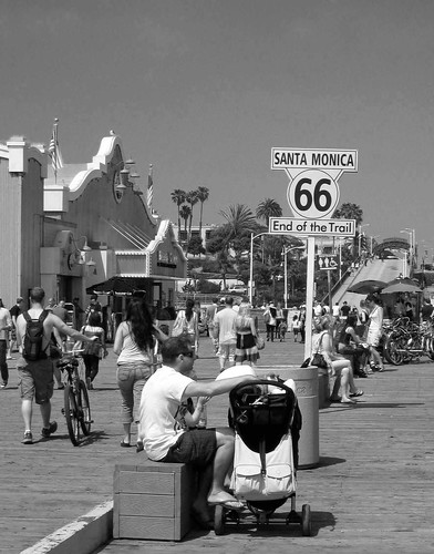 Santa Monica pier Route 66