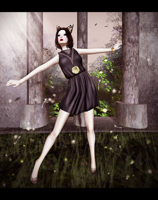 Fairy Tales 2012 - Tee*fy Adelaide  V-neck Romper Black Dress by Azure Electricteeth