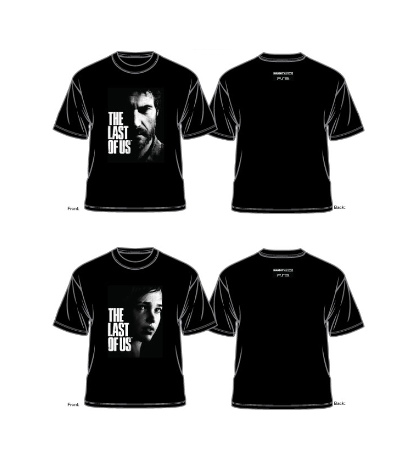 The Last of US SDCC t-shirts