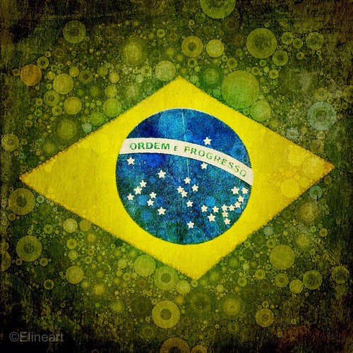 28:365 Brazilian Flag Art by elineart