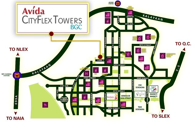 Avida-CityFlex-Towers-BGC-location