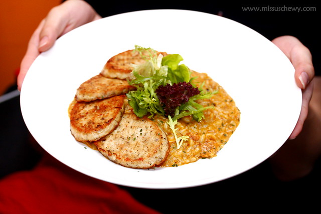 Laksa Risotto with Homemade Sausage $18.80