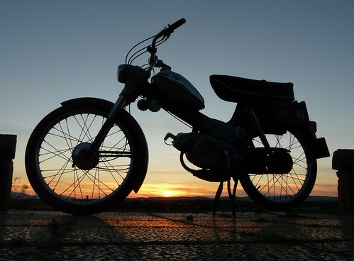 1973 Puch MS50D at sunset by velton
