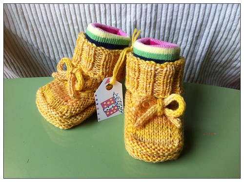 Sunshine Booties by Beatrixknits