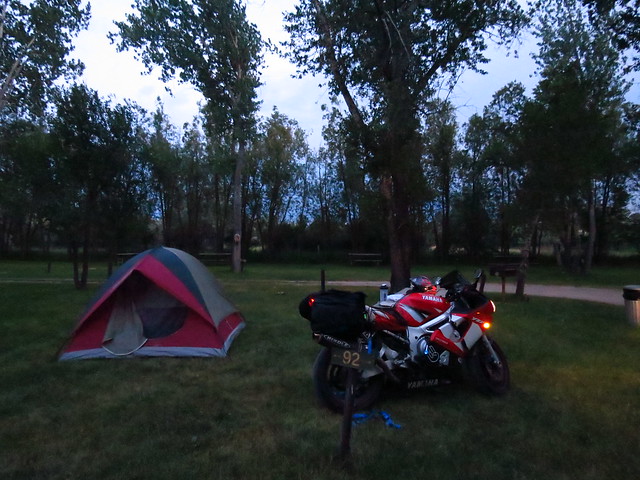 Set up Camp in Snake Campground