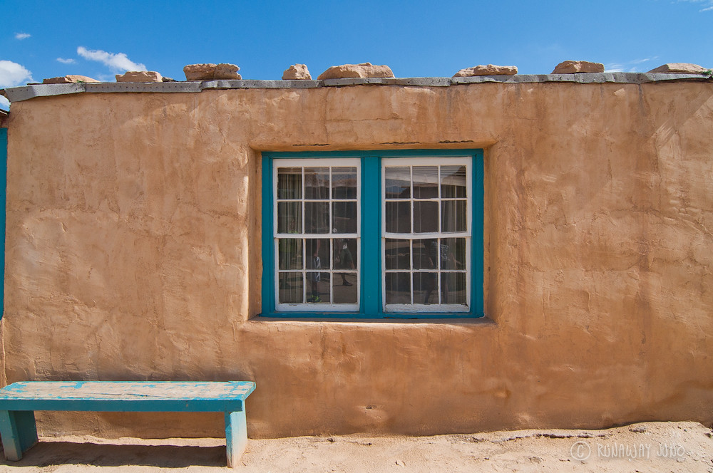Acoma Pueblo house window