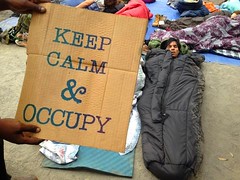 Occupy LA, Pershing Square, July 17.