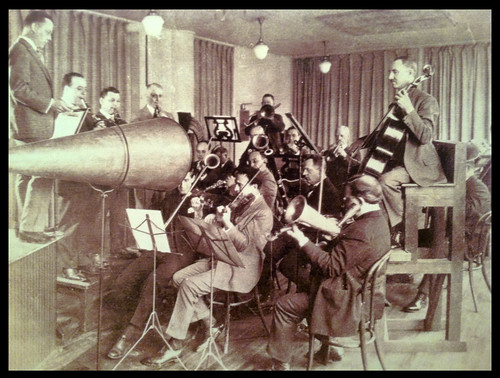 Victor Salon Orchestra, Recording Session, 1910 by JFGryphon
