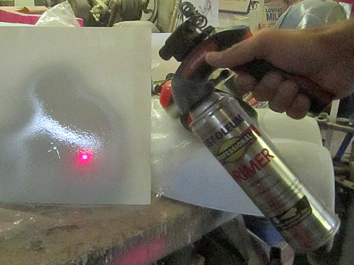 Laser Guided Spraycan