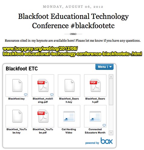 Blackfoot Educational Technology Conference #blackfootetc