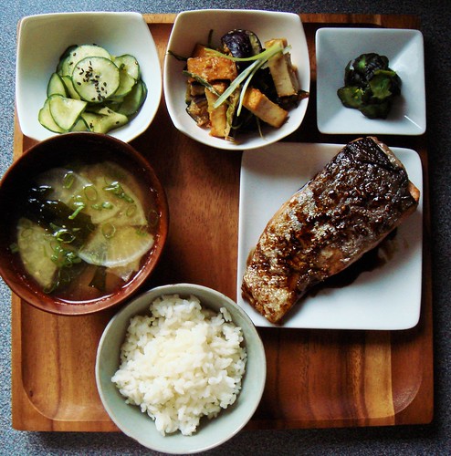 Salmon Teriyaki Dinner
