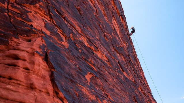 Black rock at Red Rock Canyon, NV
