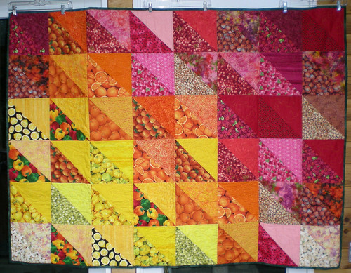 fruit quilt 54x72 from Tove