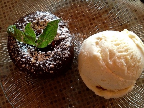 dessert-chocolate lava cake
