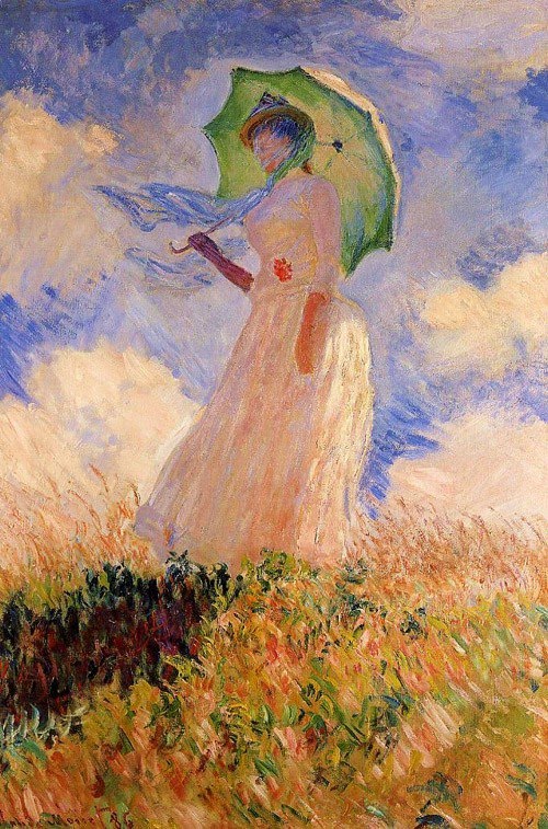 p Claude Monet (1840-1926)_  Woman with a Parasol 1886