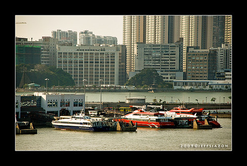 ferry terminal in Macau, China